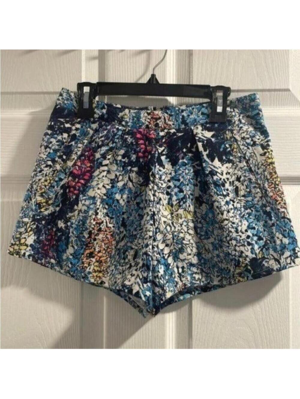 💕Muse Muse mini, bright, colored, Floral, pleated shorts, festival, spring
